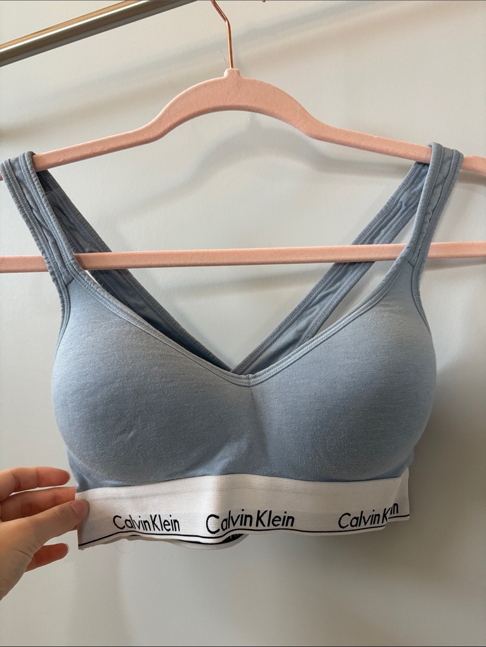 Calvin Klein Powder Blue Wireless Bra (M)
